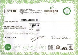 Segheria Meneghini Certificato FITOK